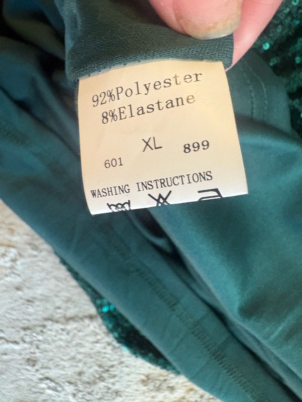 Sparkling Emerald Sequin shift Dress - Women's xl - Picture 10 of 12